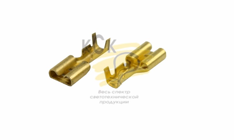 Клемма плоская гнездо 7.7 мм 0.75-1.5 мм (РП-м 1.5-(6.3)) REXANT