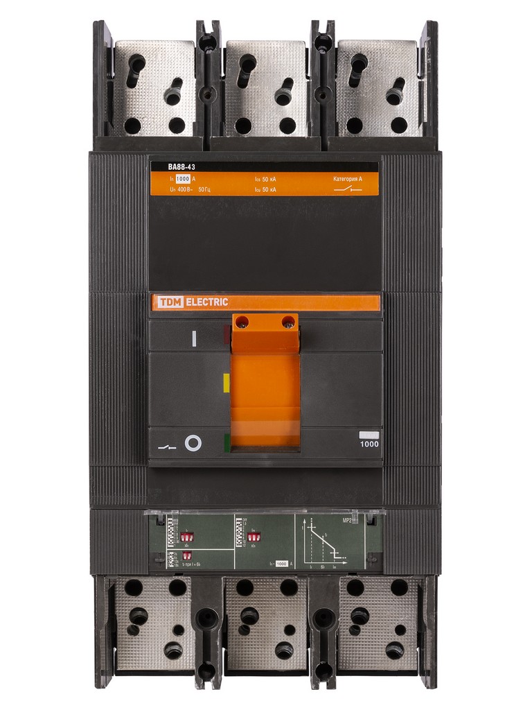 ВА88-43 3Р 1000А 50кА с эл. расц. TDM