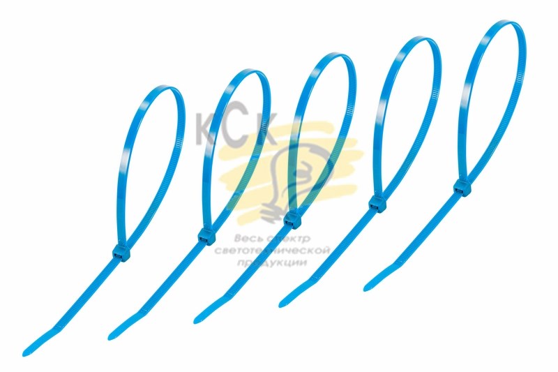 Хомут nylon 400x4,8 мм 25 шт. синий REXANT