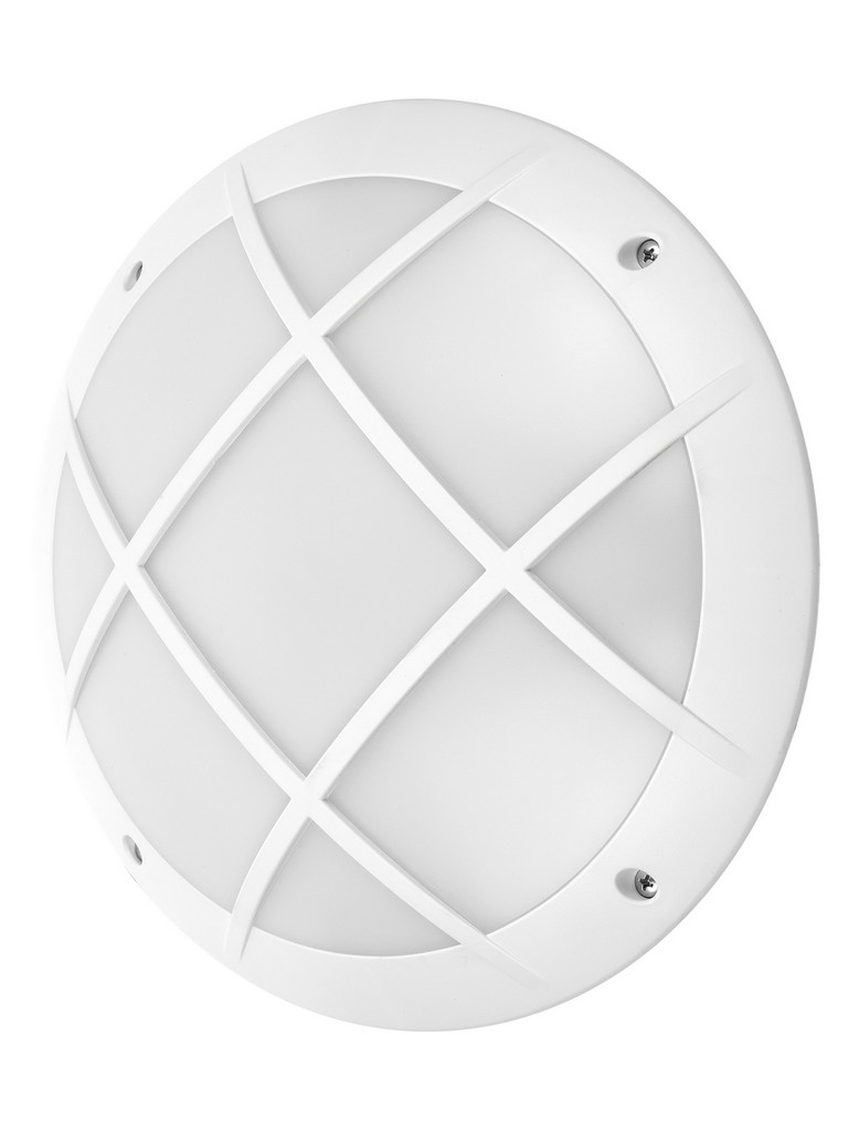 Светильник НБУ 05-60-008 "Мегас 2" белый с решеткой IP64 TDM
